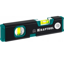 Уровень магнитный KRAFTOOL KOMPAKT-200 усиленный профиль, с зеркальным глазком, 200 мм 34782