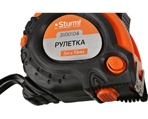 Рулетка Sturm 3 100 104 5 м х 19 мм 3100104