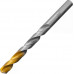 Сверло по металлу Denzel Р6М5, Golden Tip спиральное 8,5x117мм 718240