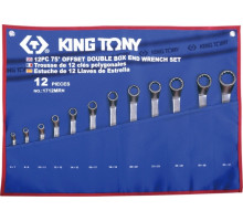Набор накидных ключей KING TONY 1712MRN 6-32 мм, чехол из теторона, 12 пр.