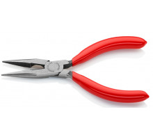 Длинногубцы KNIPEX KN-2501140SB с режущими кромками, 140 мм