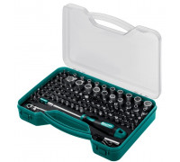Отвертка-битодержатель KRAFTOOL 26816 X-Drive-122 с насадками, 122 шт.