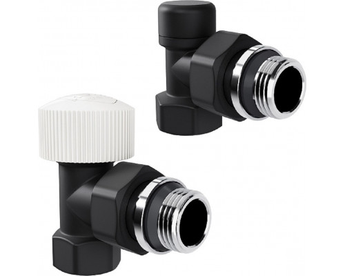 Набор термостатический ROYAL THERMO RATVDU11212BL угловой Design 1/2
