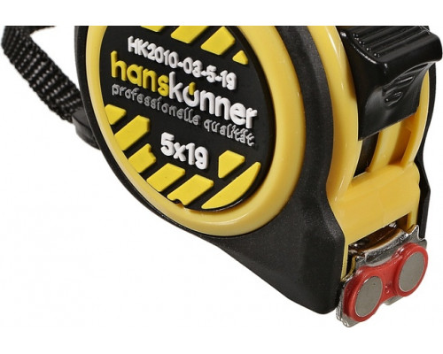 Рулетка HANSKONNER HK2010-03-5-19 с мощным магнитом