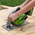Пила циркулярная аккумуляторная GREENWORKS GD24CS 24V, АКБ 4Ач и ЗУ 1500907CUB