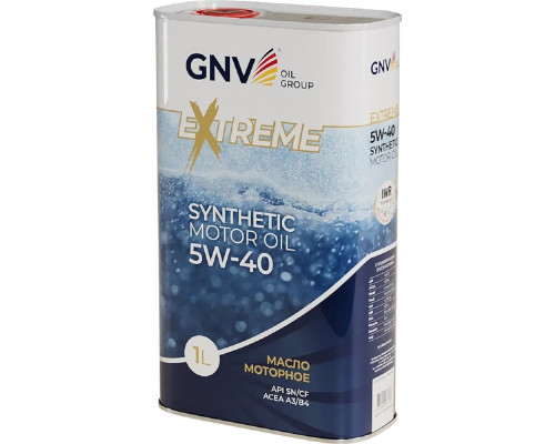 Масло моторное GNV Extreme 5W40 1 л (металл. канистра) GE11021922010010540001