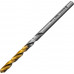Сверло по металлу DENZEL Р6М5, Golden Tip спиральное 3x60мм, 2шт 718225