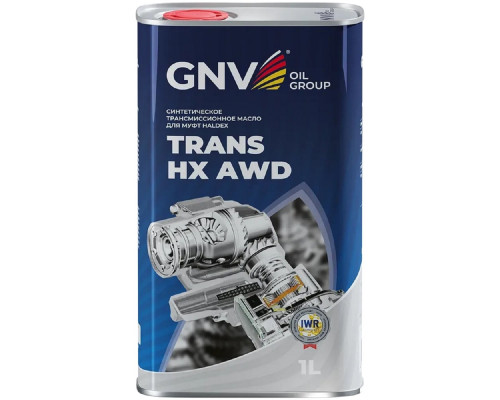 Масло трансмиссионное GNV Trans HX AWD Haldex 1 л (металл. канистра) GTHA10850201111AWDS001
