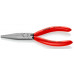 Длинногубцы KNIPEX KN-3011140SB плоские рифленные губки 42 мм, длина 140 мм