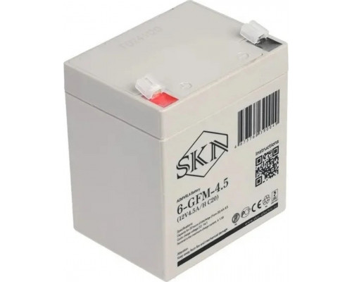 Аккумулятор SKN 6-GFM-4.5 12V 4.5 А·ч для ИБП