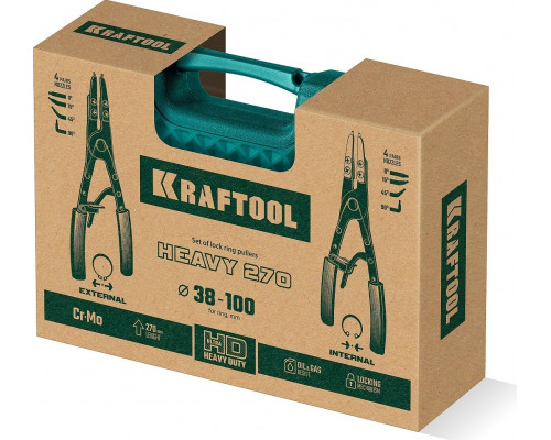 Съемник стопорных колец KRAFTOOL HEAVY 270 22814