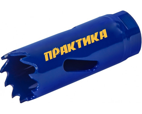 Коронка биметаллическая ПРАКТИКА 19 мм (3/4
