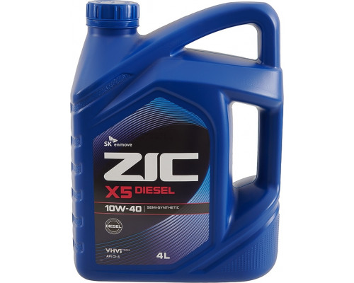 Масло моторное ZIC X5 DIESEL 10W40 4 л 162660