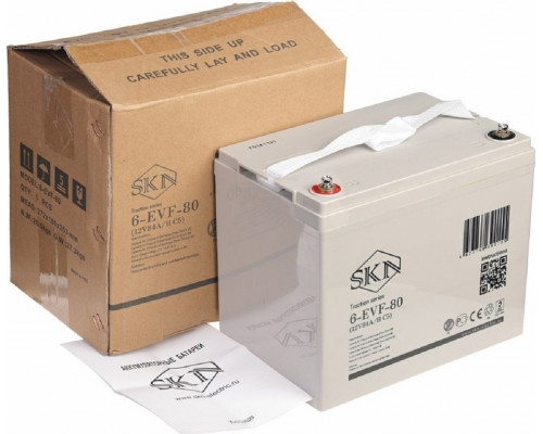 Аккумулятор тяговый SKN 6-EVF-80 12V 84A/H C5