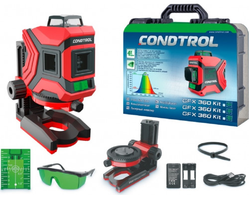 Лазерный нивелир CONDTROL GFX 360 Kit 1-2-402