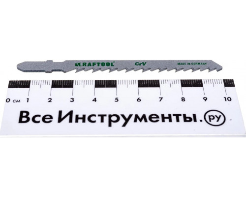 Пилки по дереву KRAFTOOL T101D чистый рез, шаг 4мм, 75мм, 2 шт. 159511-4