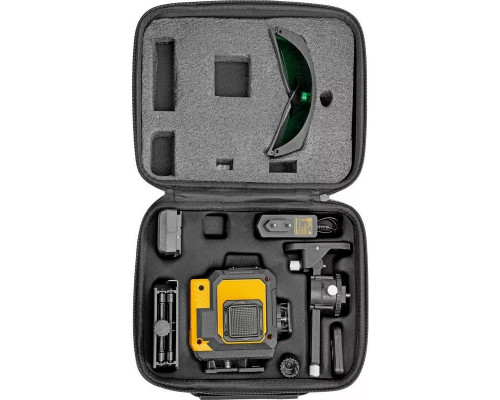 Лазерный уровень Denzel DLV-360-3C мультипризменный, кейс 35080