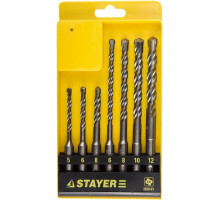 Набор буров SDS-Plus STAYER PROFESSIONAL 7 предметов 2930-H7 2930-H7