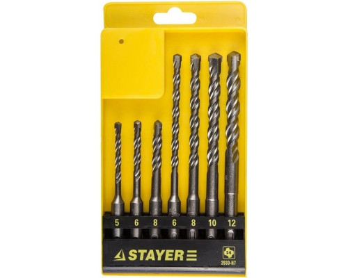 Набор буров SDS-Plus STAYER PROFESSIONAL 7 предметов 2930-H7 2930-H7