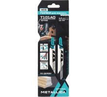 Пилки по дереву METALLICA Optima T101AO 75/50мм шаг 1,4мм, HCS крив. чистый рез, 2шт 907856