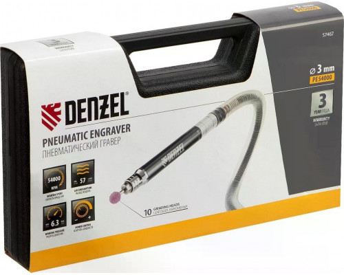 Шлифмашина прямая пневматическая Denzel PE54000 57467