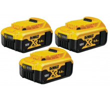 Набор АКБ и ЗУ DeWALT 18V XR 5.0 Ач Li-Ion (3шт.) + DCB184 DCB184P3