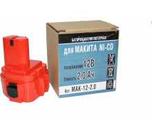 Аккумулятор P.I.T. Mak-12-2,0 NI-CD 12V 2 Ah Makita (подходит к 6271dwae)