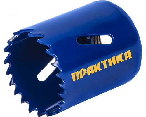 Коронка биметаллическая ПРАКТИКА 38 мм (1 ½