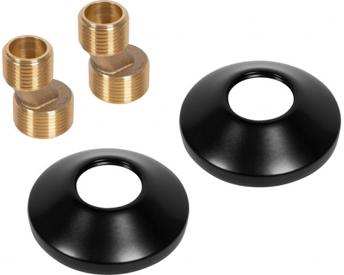Полотенцесушитель ROYAL THERMO Casa black П18 500х1000 НС-1434007