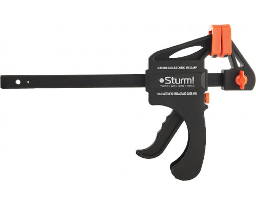 Струбцина быстрозажимная Sturm 1078-04-15, зев 15 см