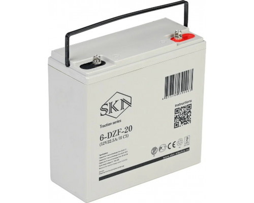 Аккумулятор SKN 6-DZF-20 тяговый 12V 22.5 А/ч (C5) 025384
