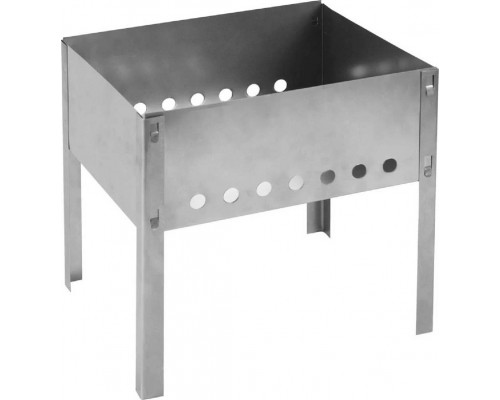 Мангал GRINDA 427780 сборный Barbecue, 300х250х300 мм, компактный