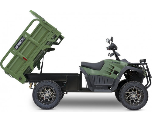 Квадроцикл грузовой электрический RUTRIKE Рейнджер Зеленый 3232 026255-3232