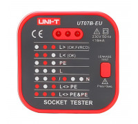 Тестер розеток UNI-T UT07B-EU 13-1121