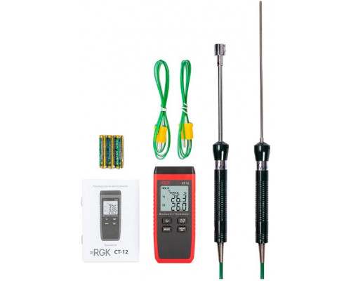 Измеритель температуры контактный RGK CT-12+TR-10W+TR-10S с поверкой