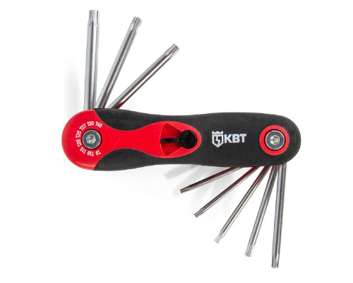 Набор торцевых ключей TORX КВТ НТК-Т-08, 8 предметов