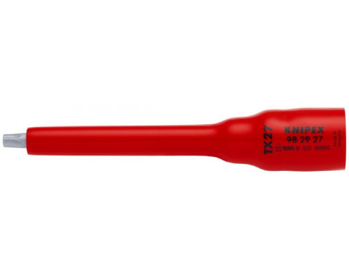 Головка торцевая диэлектрическая KNIPEX KN-982927 VDE 3/8" с битой Torx TX27