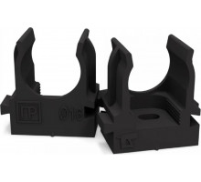 Клипса для труб ПРОМРУКАВ PR13.0131 для монтажного пистолета черная в П/Э Д16, 100 шт