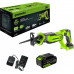 Пила сабельная аккумуляторная GREENWORKS GPT-BLRS-1 24V, АКБ 4Ач и ЗУ 1200607CUB