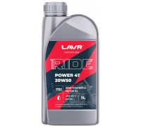 Масло для мотоциклов LAVR MOTO RIDE POWER 4T 20W50 SM, 1 л Ln7751