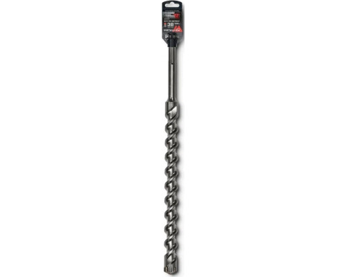 Бур SDS-Max METALLICA Ultra 38х540/400 мм по бетону Х-напайка, 2 спирали 906309