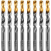Сверло по металлу Denzel HSS-Tin, Golden Tip 10 мм, 8 шт 717222
