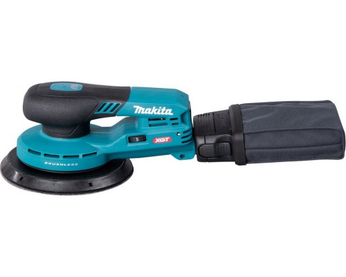 Виброшлифмашина эксцентриковая аккумуляторная MAKITA BO004CGZ с выносным аккумулятором
