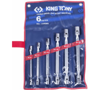 Набор ключей торцевых с шарниром KING TONY 1A06MR 6 предметов