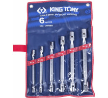 Набор ключей торцевых с шарниром KING TONY 1A06MR 6 предметов