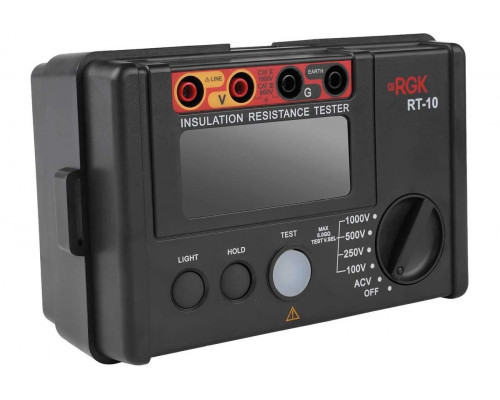 Мегаомметр RGK RT-10 с поверкой 721364