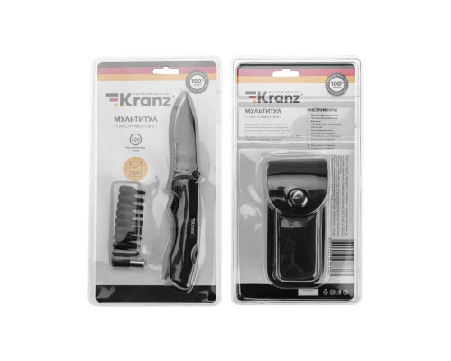 Мультитул Kranz 154 мм 11 в 1 KR-12-4944-2