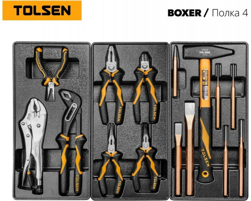 Тележка инструментальная TOLSEN BOXER 157 предметов TT85415
