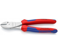 Бокорезы KNIPEX KN-7405200SB особо мощные, 200 мм, хром, 2-комп. ручки