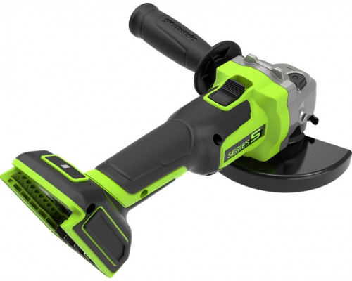 Угловая шлифмашина аккумуляторная GREENWORKS 3201007 24V, б/щет, 125 мм, 3D-Antikickback, без АКБ и ЗУ
